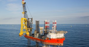 Innovative Suction Bucket Jacket Foundation Hits Seabed Off Germany.