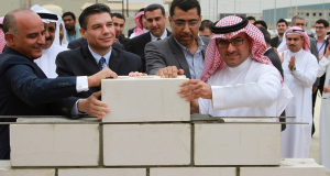 (Left to right) Rami Qasem, President & CEO, GE Oil & Gas MENAT; Lorenzo Simonelli, President & CEO, GE Oil & Gas; Abdullah Alwarthan, Manager, Project and Strategic Procurement, Saudi Aramco; and Nabeel Al-Mansour, Ex