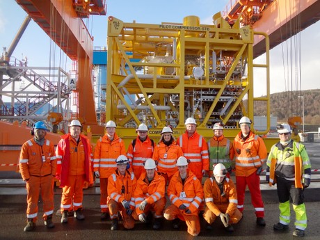 The project has been named K-LAB SST (Sub-Sea Test Project). The test facility was handed over to Statoil in the summer. Aibel has put in 300,000 hours’ work on the project (photo Aibel).