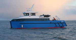 Estonia Incat Crowther Launches New 24m Catamaran Scientific Research Vessel