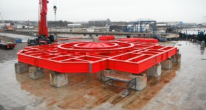 UK Caley Starts Assembly and Construction of Turntable Cable Installation System for Blue Offshore