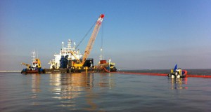 UK HSSE Complete Shore Landing of Export Cable for London Array Wind Farm.