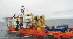 Solstad Charters CSV Normand Tonjer for Gwynt y Mor Offshore Wind Farm, UK