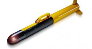 The digital side scan sonar towfish is depth rated to 1000 metres.