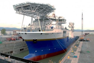 Davie Launches Multipurpose Subsea Construction Vessel Cecon Pride