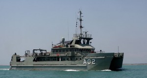 Navy Hydrographic Ships Complete Survey of Dawson Strait in PNG