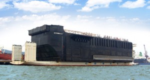 COSCO, Zhoushan, Delivers, FPSO, Forebody