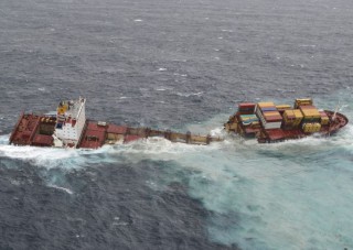 Two Cargo Vessels Sunk Offshore China