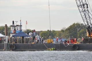 Workers, Retrieve, Piece, Civil, War, Ironclad, Savannah, River