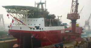 STX Marine Belait CSS 1 Undocks from Shipyard (China)