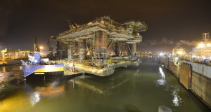 01 FPF-1 on Dry Dock Barge
