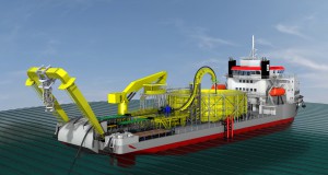 Caley A-frame for Boskalis Ndurance hi-res