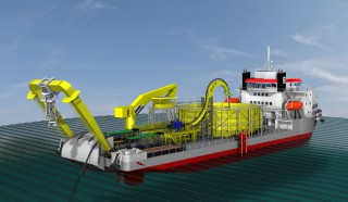 Caley A-frame for Boskalis Ndurance hi-res