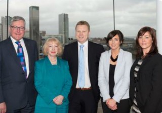 Fergus Ewing MSP (Minister for Energy, Enterprise and Tourism, and Member of the Scottish Parliament), Maria McCaffery MBE (Chief Executive, RenewableUK)