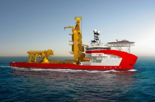 Pipelaying vessel built by IHC Merwede