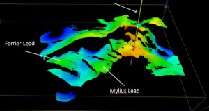 Perspective View of Preliminary Time Structure Map  Top LaBella 1 Main Reservoir Level