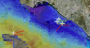 San Pedro Bay on April 2, 2104