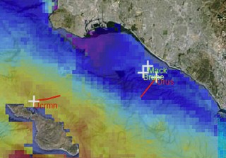 San Pedro Bay on April 2, 2104