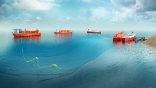 Connection of PGN FSRU Lampung with Tower Yoke Mooring System Completed