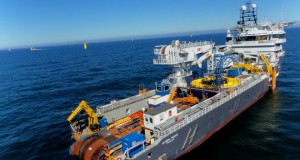 'Olympus Taurus' Installs More than Half Inter-array Cables at DanTysk OWF