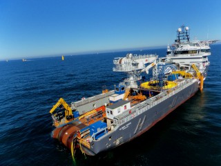 'Olympus Taurus' Installs More than Half Inter-array Cables at DanTysk OWF