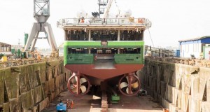 PHOTO Damen's Optima Propeller Nozzles for Polarcus Naila