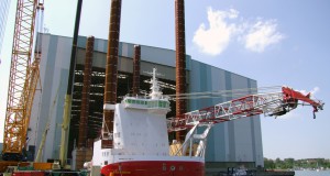 'Wind Server' Gets Its Fourth and Last Jack-up Leg