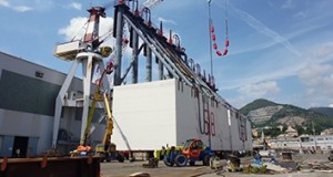 Installation of Starboard Sponsons on Costa Concordia Complete