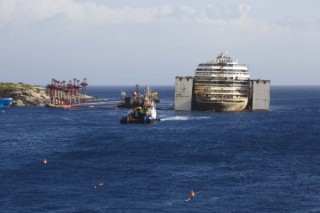 Costa Concordia Gets Ready for Departure