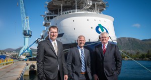 From left to right: Vidar Sten-Halvorsen (Technology and Business Development Director), John Griffin (Managing Director), and David Brown (Operations Director).