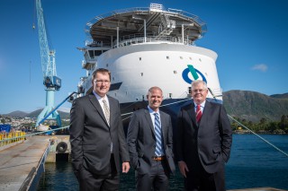 From left to right: Vidar Sten-Halvorsen (Technology and Business Development Director), John Griffin (Managing Director), and David Brown (Operations Director).