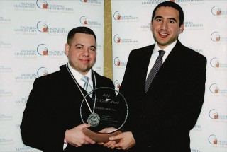 CARIS' Mark Masry accepted the C.C Kirby Award on behalf of Dr. Masry at the Annual Meeting of the APEGNB.