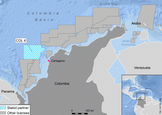 Statoil Secures New Acreage Offshore Colombia