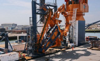 TWD Installs Monopile Gripper Frame on Van Oord's 'Aeolus'