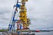 IHC EB’s Pipe-Lay Tower En Route to Rotterdam