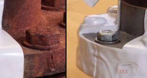 Oxifree protected-unprotected flange