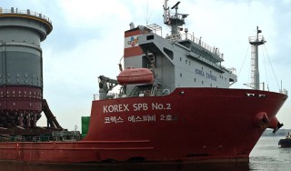 Ichthys FPSO Turret Installed