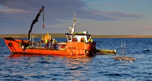Magallanes test turbine installation at EMEC (photo: EMEC)