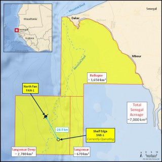 map senegal