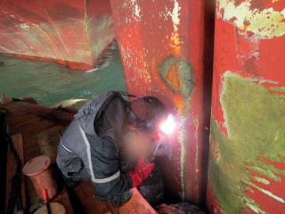 Hydrex in Rudder Repair (France)