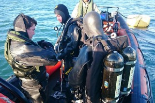 Norwegian Navy Divers Visit Royal Navy