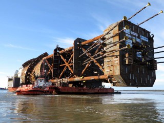 Technip Brings Heidelberg Spar Hull to Anadarko