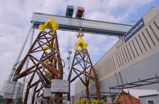 Bladt Jackets Produced for Baltic 2 Project at Lindø