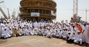 Drydocks World Completes Shell FLNG Turret Mooring System